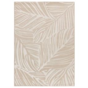 Tapis intérieur ATTICGO blanc rectangulaire botanique 133x190 cm SENSATION