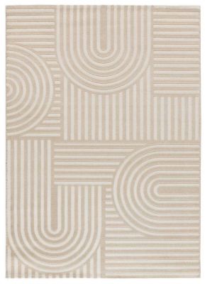 Tapis intérieur ATTICGO blanc rectangulaire scandinave 133x190 cm ZEN