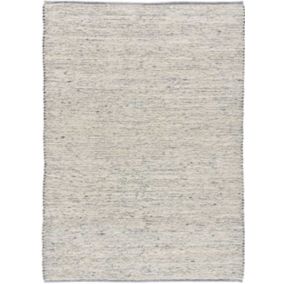 Tapis intérieur ATTICGO blanc rectangulaire semi-uni 120x170 cm REIMAGINE