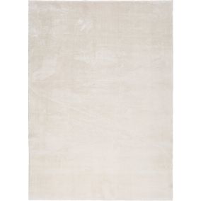 Tapis intérieur ATTICGO blanc rectangulaire uni 120x170 cm LOFT