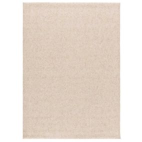 Tapis intérieur ATTICGO blanc rectangulaire uni 120x170 cm PETRA