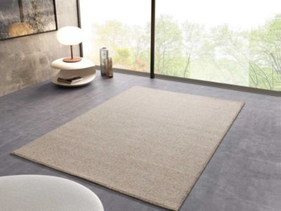 Tapis intérieur ATTICGO blanc rectangulaire uni 120x170 cm PETRA