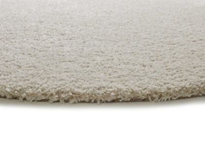Tapis intérieur ATTICGO blanc rectangulaire uni 130x130 cm NORGE
