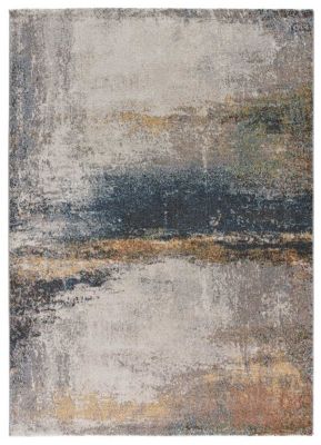 Tapis intérieur ATTICGO bleu rectangulaire abstrait 80x120 cm PARMA