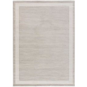 Tapis intérieur ATTICGO crème rectangulaire abstrait 160x230 cm HL-BORDER