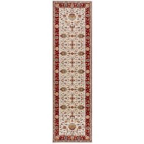 Tapis intérieur ATTICGO crème rectangulaire classique 67x250 cm CLASSIC