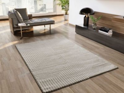 Tapis intérieur ATTICGO crème rectangulaire géometrique avec relief 160x230 cm VERONA