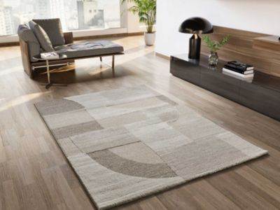 Tapis intérieur ATTICGO crème rectangulaire géometrique avec relief 160x230 cm VERONA