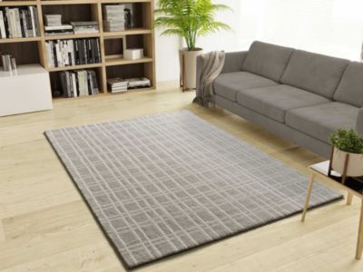 Tapis intérieur ATTICGO crème rectangulaire scandinave 160x230 cm CALEDONIA