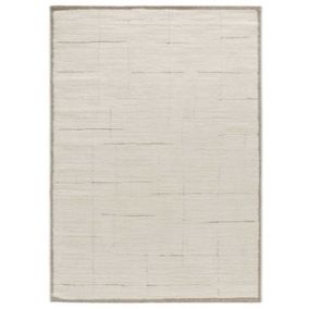 Tapis intérieur ATTICGO crème rectangulaire scandinave 160x230 cm CANDELA