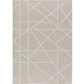 Tapis intérieur ATTICGO crème rectangulaire éthnique 120x170 cm LUX