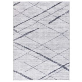 Tapis intérieur ATTICGO gris rectangulaire ethnique 160x230 cm CLASS