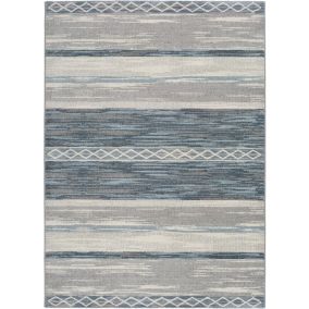 Tapis intérieur ATTICGO gris rectangulaire moderne 140x200 cm DREAMS