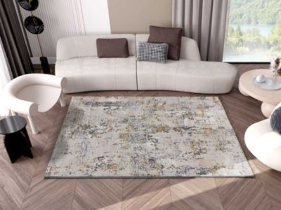 Tapis intérieur ATTICGO multicolore rectangulaire abstrait 77x150 cm SPRINGS