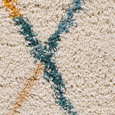 Tapis intérieur ATTICGO multicolore rectangulaire berbère 80x150 cm ULAI