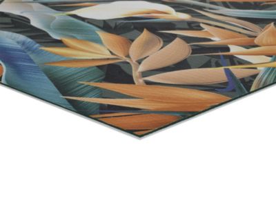 Tapis intérieur ATTICGO multicolore rectangulaire Dessins avec des feuilles 52x200 cm RICCI