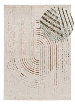 Tapis intérieur ATTICGO multicolore rectangulaire scandinave 120x170 cm CANDELA