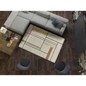 Tapis intérieur ATTICGO multicolore rectangulaire scandinave 80x150 cm DOMUS