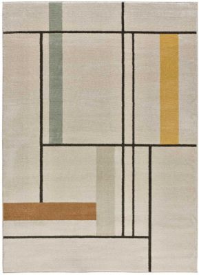 Tapis intérieur ATTICGO multicolore rectangulaire scandinave 80x150 cm DOMUS