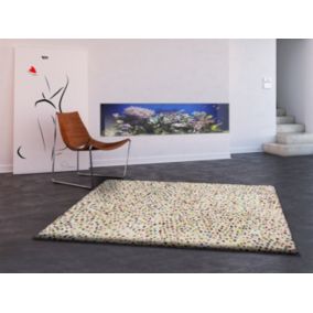 Tapis intérieur ATTICGO multicolore rectangulaire éthnique 133x190 cm KASBAH