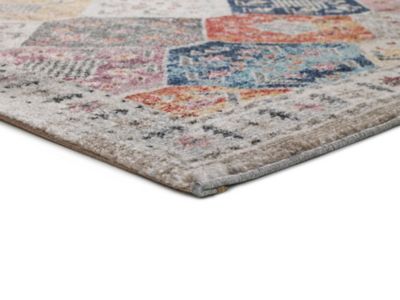 Tapis intérieur ATTICGO multicolore rectangulaire éthnique 140x200 cm MIRVA
