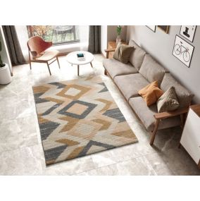 Tapis intérieur ATTICGO multicolore rectangulaire éthnique 160x230 cm ENYA