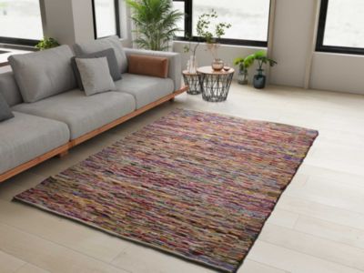Tapis intérieur ATTICGO multicolore rectangulaire éthnique 60x110 cm REUNITE