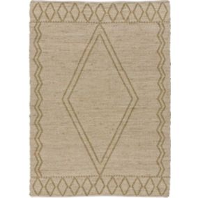 Tapis intérieur ATTICGO naturel rectangulaire éthnique 120x170 cm SEAGRASS