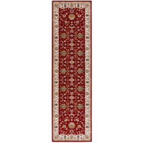 Tapis intérieur ATTICGO rouge rectangulaire classique 67x250 cm CLASSIC