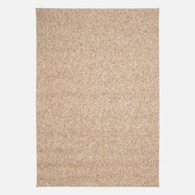 Tapis intérieur bouclette caramel effet chiné 120x170cm