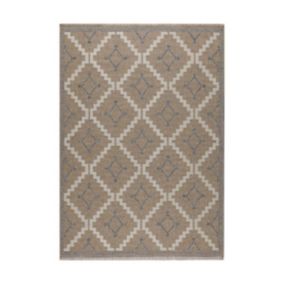 Tapis intérieur extérieur aspect jute bleu Tijuana 9041 170x120 cm