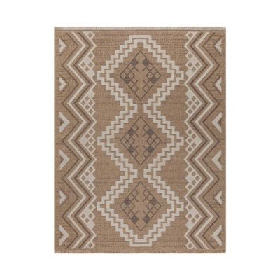 Tapis intérieur extérieur aspect jute marron Tijuana 9054 170x120 cm