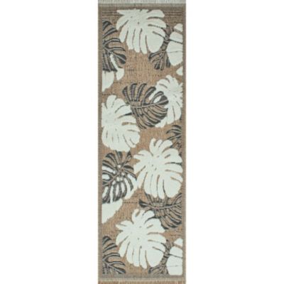 Tapis intérieur extérieur aspect jute noir Tijuana 9062 noir 170x120 cm