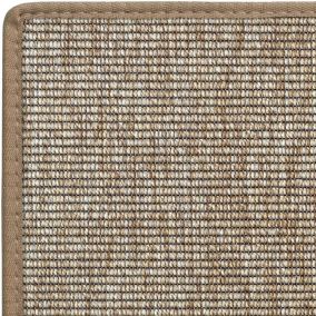 Tapis intérieur / extérieur Nusa - Beige - Galon beige foncé - 120 x 170 cm