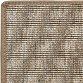 Tapis intérieur / extérieur Nusa - Beige - Galon beige foncé - 140 x 200 cm