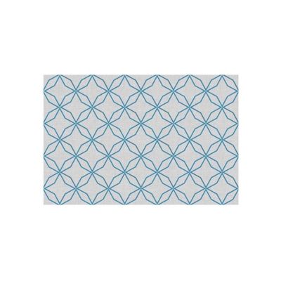 Tapis intérieur extérieur rosace 60x90 cm