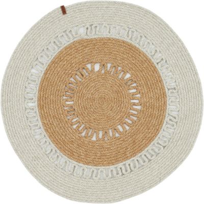 Tapis intérieur extérieur tissé main aspect jute CUZCO 080x150 cm