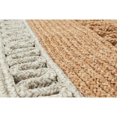 Tapis intérieur extérieur tissé main aspect jute CUZCO 080x150 cm