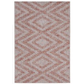 Tapis intérieur extérieur tissé plat ETNO