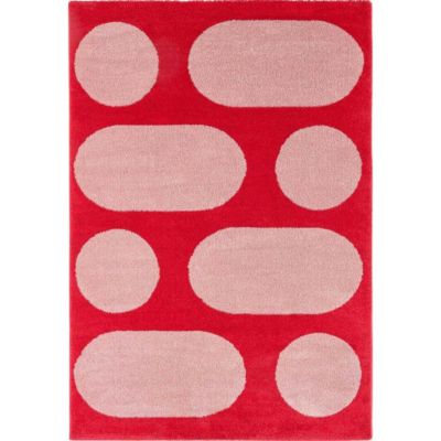 Tapis intérieur à poils longs Swing 381 rouge 200x280 cm