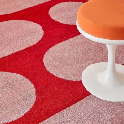 Tapis intérieur à poils longs Swing 381 rouge 200x280 cm