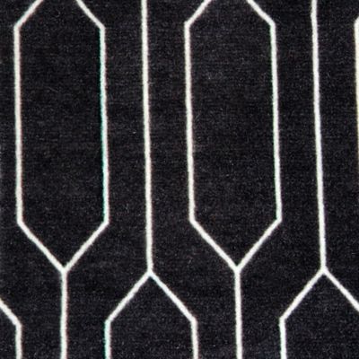 Tapis intérieur absorbant Bromberg imprimé géométrique gris L.120 x l.80 x ep.0,5 cm GoodHome