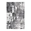 Tapis Izac essuyé gris L.100 x l.150 cm