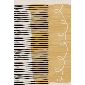 Tapis JAIL Jaune, Dimension: 80x150