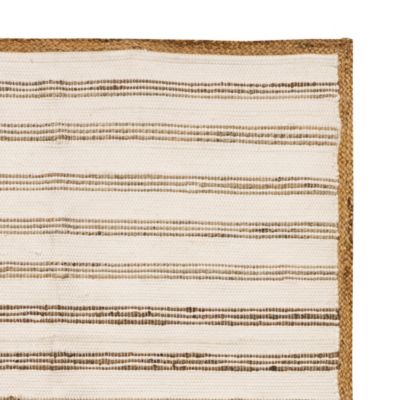 Tapis Ovale Coloré En Jute Et Coton India 180 X 120 Cm Aubry Gaspard 82825353