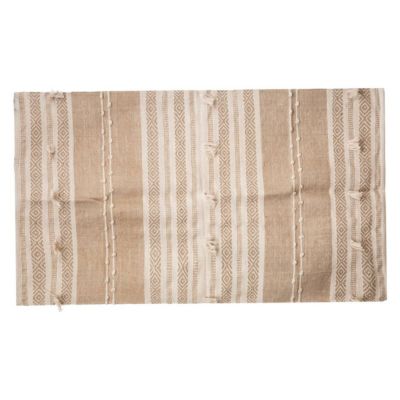 Tapis - jute et coton - ivoire - 90x150 cm - Atmosphera