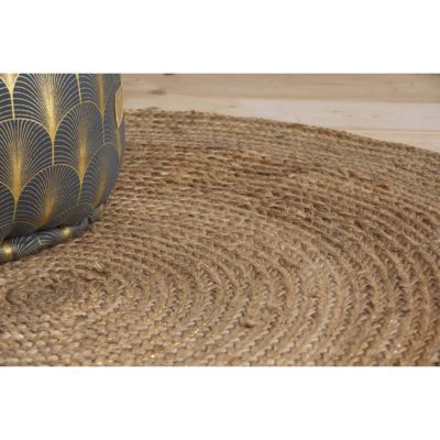 Tapis jute naturel Deko & Co ⌀120 cm