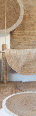 Tapis jute naturel rectangle Deco&Co L.180 x L.120 cm