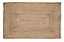 Tapis jute naturel rectangle Deko & Co L.180 x L.120 cm