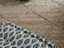 Tapis jute naturel surpiqué Croisillons 120x180 cm
